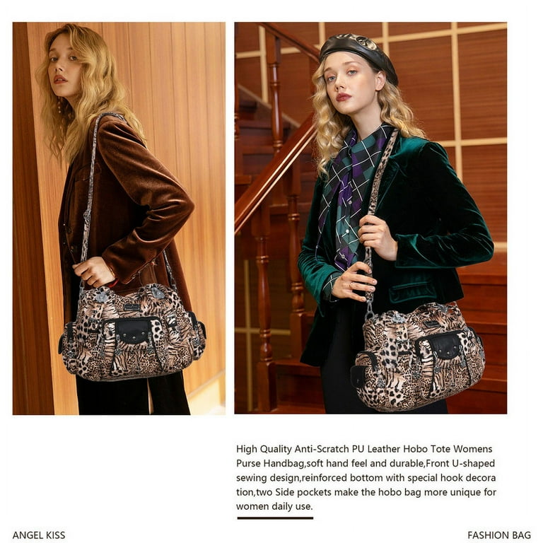 Angel Kiss for Women Large capacity Vegan Leather wallet and