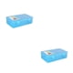 thumbnail image 4 of Advancent Caja para hilos de coser, 42 carretes, gran capacidad, almacenamiento de hilos, punto de cruz, arte para coser, contenedor a prueba de Azul 2Conjunto, 4 of 6