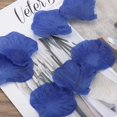 thumbnail image 3 of 1000 Unids Tela de Seda Artificial Pétalos de Rosa Decoración Falsa Pétalos de Flores para el Favores Decoración (Azul Profundo) Decoración Hogareña Fugacal NO, 3 of 3