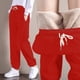 thumbnail image 3 of Pantalones deportivos Harun de mujer con forro de cordero para otoño-invierno, gruesos, holgados, cálidos e informales, 3 of 5