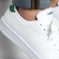 thumbnail image 4 of Adidas Advantage Men's Tennis Shoes White Sneaker Athletic Trainer Footwear #300, 4 of 6
