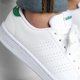 thumbnail image 4 of Adidas Advantage Men's Tennis Shoes White Sneaker Athletic Trainer Footwear #300, 4 of 6
