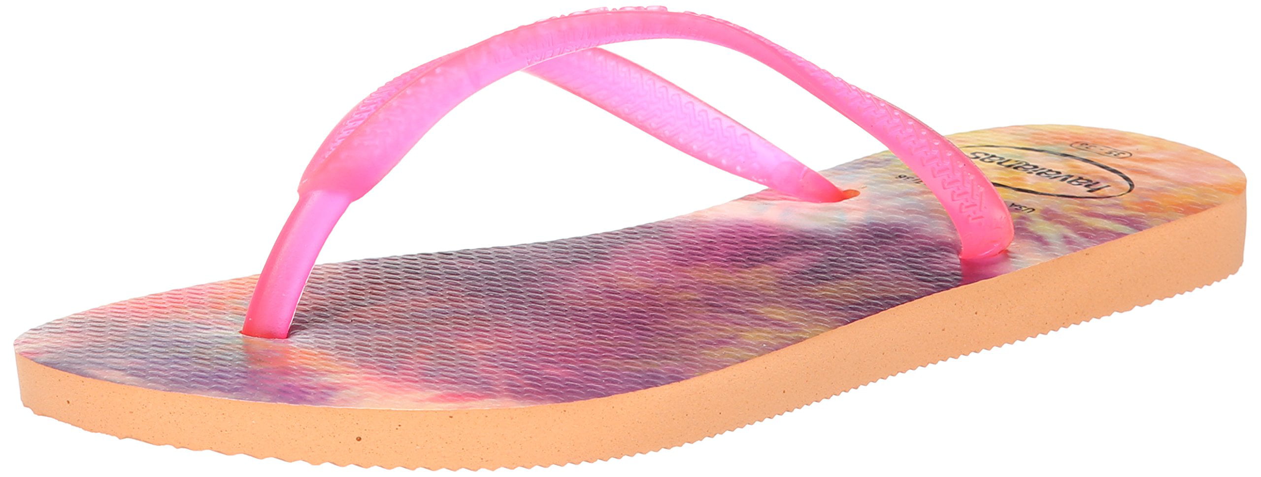 Havaianas - Havaianas Women's Slim Tie Dye Flip Flops Peach - Walmart ...