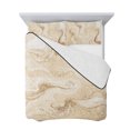 thumbnail image 7 of Beige Marble Full Size Down Alternative Comforter, Lightweight Comforter Quilt Bedding Set with Pillow Shams Chic Neutral Minimalist Fluid Aesthetic All Seasons Bed Comforter Duvet Insert 78"x90", 7 of 7