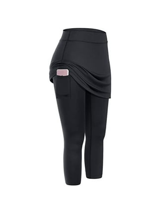 ANIVIVO Skirted Leggings for Women, Athletic Tennis Skirt Above Knee Length  with Leggings Active Skirt Capris Pockets : : Clothing, Shoes &  Accessories