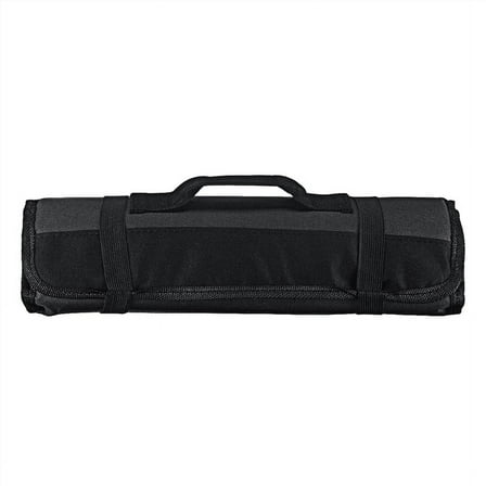 Professional Cutlery Chef Bag - Knife Roll Bag for Fits Up to 22 Knives Black Chef Storage Bag