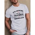 thumbnail image 1 of Tee-shirt Mode Été pour Adultes : T-Shirt Décontracté à Manches Courtes pour Hommes avec Imprimé "Gorge Fine", Design Géométrique, Coupe Régulière, Col Rond, Tissu Polyester Extensible Fête des Pères, Fête des Mères, Nouveau, 1 of 4