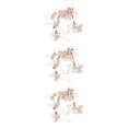 thumbnail image 3 of Qarigey 4 piezas de peinetas de flores para boda, tocados para mujer, tocado de novia, adorno de vestir para mujer, accesorio de joyería rosa Type1 NO1, 3 of 6
