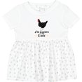 thumbnail image 3 of Inktastic Chicken Lover Eggstra Cute Girls Baby Dress, 3 of 5