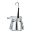 thumbnail image 4 of Bnorsy Italian-Style Stainless Steel Mocha Pot: Rustproof, DIY-Design Coffee Maker for Outdoor Camping & Indoor Use, Compact, Lightweight, Easy to Clean, Mirror Finish, Portable Camping Coffee Gear, 4 of 5