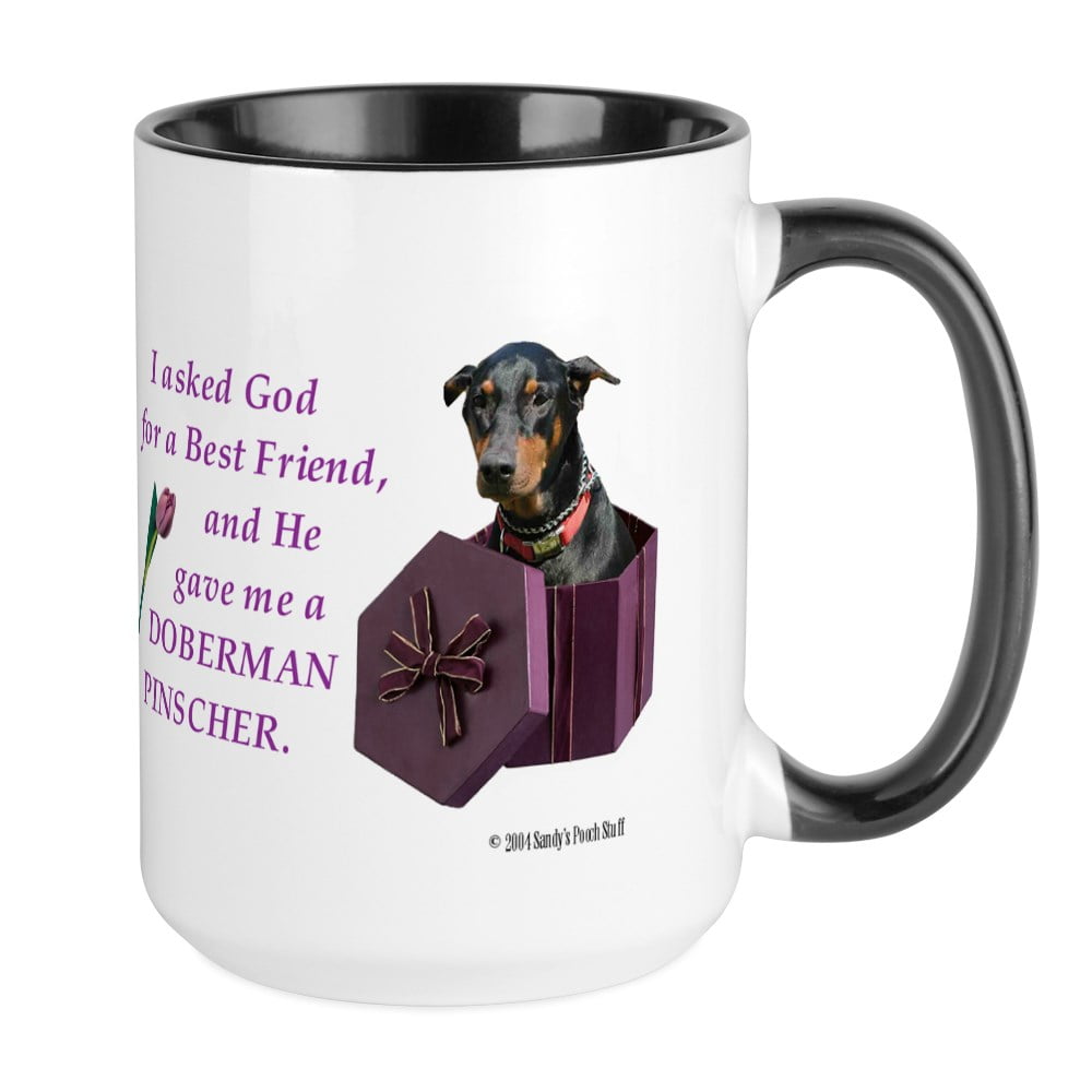 doberman mug
