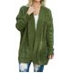 thumbnail image 1 of Cárdigan para mujer, cárdigan de punto con frente abierto, suéter, holgado, holgado, de gran tamaño, con bolsillo grueso, suéteres, abrigo Odeerbi ODB-3, 1 of 8