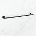 thumbnail image 2 of KES Black Towel Bar Hand Towel Holder 30 inch Matte Black Wall Mount, 2 of 10