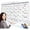 Non-magnetic Calendar, variant on Dry Erase Monthly Extra Large White Board Calendar for Wall, 38" by 50", Jumbo Laminated Erasable One Month Whiteboard Calendar, Huge Oversized Blank 30-Day Poster with Lines and Squares