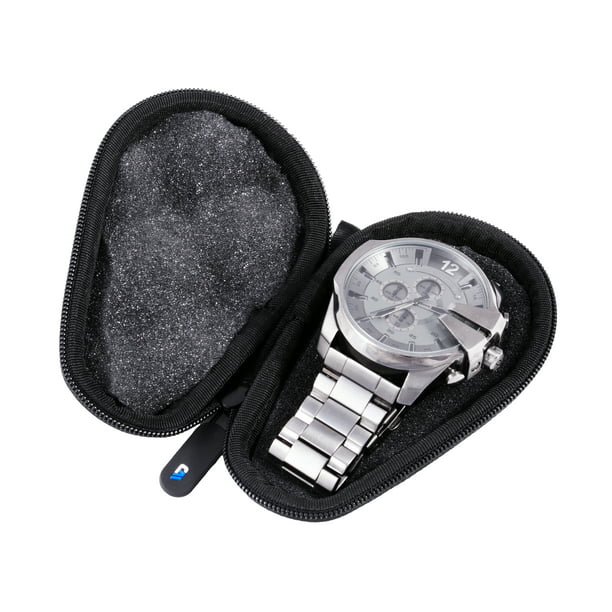 Casematix Watch Box Travel Case for Stainless Steel Metal Band Mens and ...