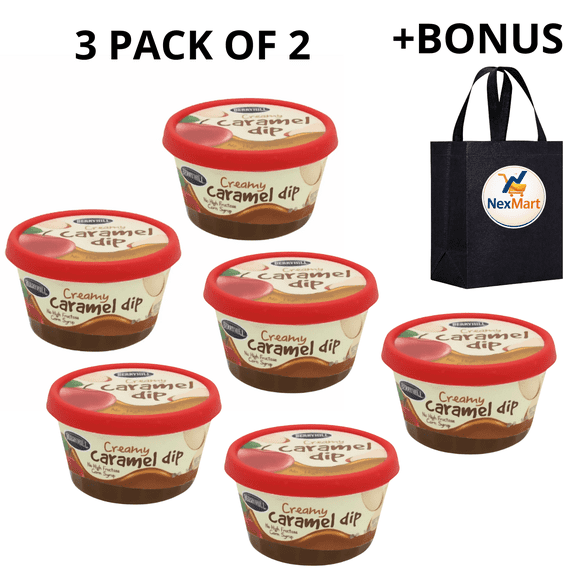 Berryhill Creamy Caramel Dip, No High Fructose Corn Syrup, 14 Oz,2 Pack