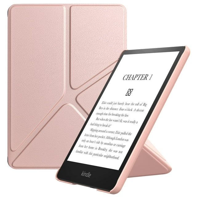Funda MoKo para Kindle Paperwhite 2021 6.8'' con soporte Oro Rosa
