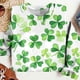 thumbnail image 1 of Xuyuer St. Patrick's Day Sweatshirt for Women Irish Shamrock Pullover Shirts Tops Raglan Sleeve Lucky Leaf Clover Shirt Women St. Patrick's Day Sweatshirts, 1 of 7