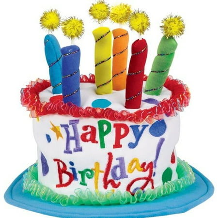 Happy BIrthday Boy Cake Deluxe Hat (1ct)