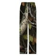 thumbnail image 4 of TEMU Forest Bark Camo Print-2 Pajamas For Women Loose Retro Night Pajama Pants Comfortable Sleepwear Bottoms Homewear, 4 of 6