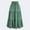 Green, variant on Mqqzkk Women's High Elastic Waist Midi Skirt Foral Printed Casual Summer Trendy Tie Front Flowy Ruffle A line Skirts