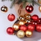 thumbnail image 5 of Adornos navideños de plástico galvanizado de moda clásica de 3 cm, adornos creativos coloridos para árbol de Navidad, 5 of 5