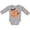AC-Heather Grey, variant on Inktastic Halloween Trick-or-Treat with Spider and Bats Boys or Girls Long Sleeve Baby Bodysuit