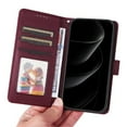 thumbnail image 3 of Flip Case for iphone 17 Pro Max Wallet Flip Cover Wireless Charging Rfid Blocking Detachable Design, 3 of 5