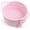 Pastel Pink, variant on SweetMemo Small Pink Cotton Rope Gift Basket to Fill with Bag and Ribbon, Round Organizer Basket with Handles, 8 x 4.7 in, 1 Pack