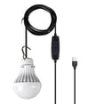 thumbnail image 1 of Lámpara LED USB para exteriores, luz cálida/blanca/blanca cálida, gancho de brillo ajustable TOMSHOO Lámpara LED USB, 1 of 7