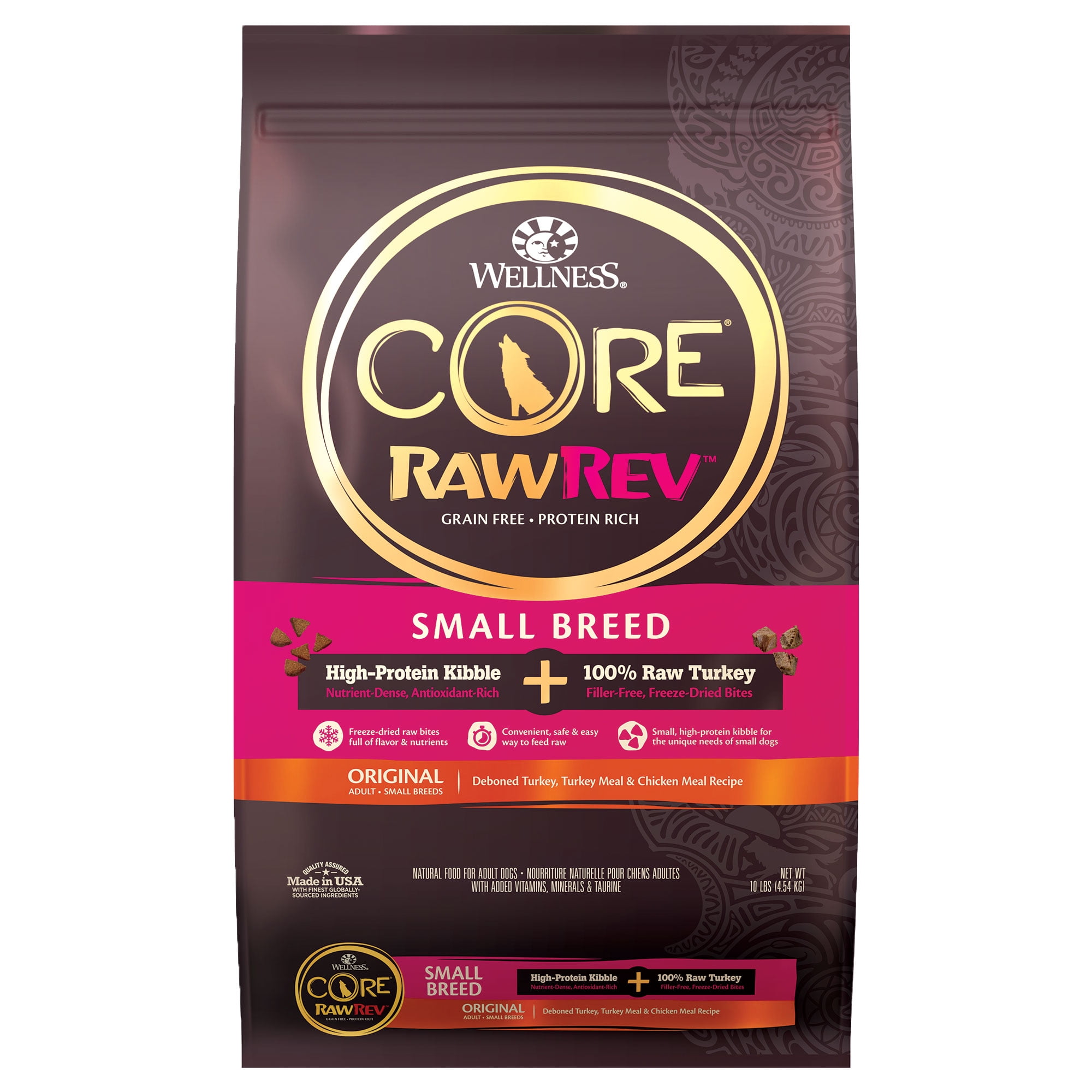 Best Freeze Dried Dog Food With Grain - Wellness CORE RawRev Grain-Free Wild Game Recipe with ... : All life stages best for:
