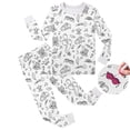 thumbnail image 2 of Byoo Toddler Boy Sleepwear Set Mardi Gras DIY Hand Painted Crew Neck Long Sleeve Top Trousers Clothing Set Soft Outfit for Kids, 2 of 5