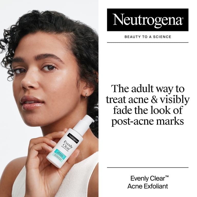 Neutrogena Evenly Clear Acne Exfoliant, Salicylic Acid, 1 fl. oz