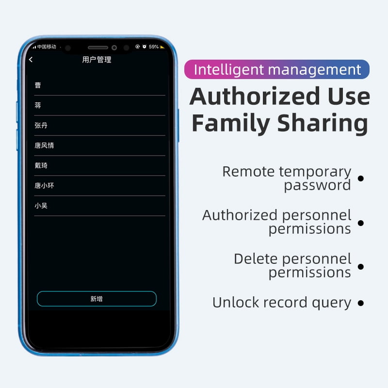 Rockbros Heavy Duty Smart Remote Bike U Lock Fingerprint Bicycle Locks APP Lock