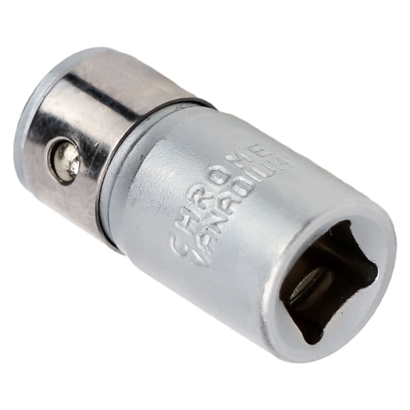 2Pc 1/4 Square Drive To 1/4 Hex Shank Socket Bits Converter Screwdriver Holder