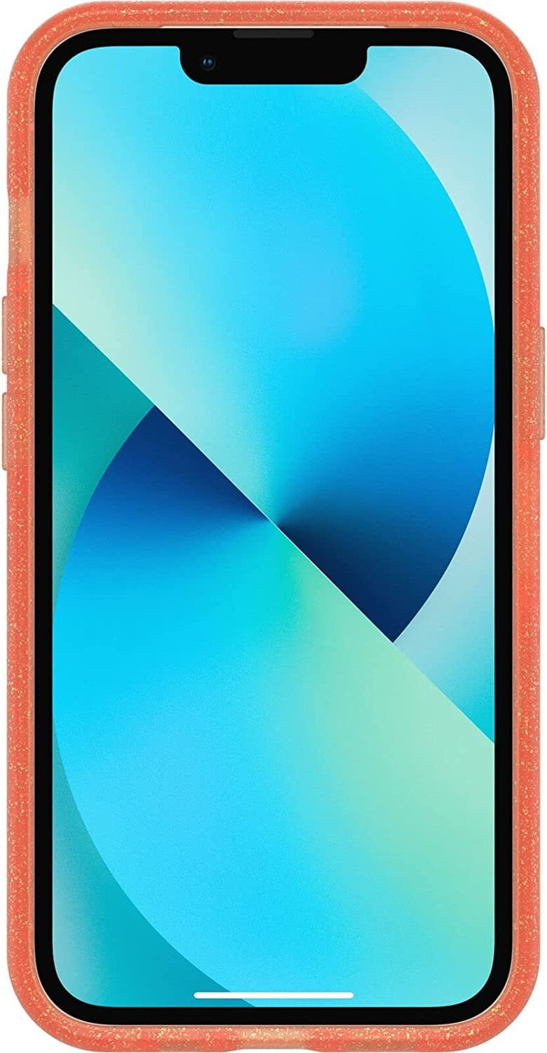 OtterBox + Pop Symmetry Clear Series Case for iPhone 13 Only - Non-Retail Packaging - Melondramatic Clear/Orange
