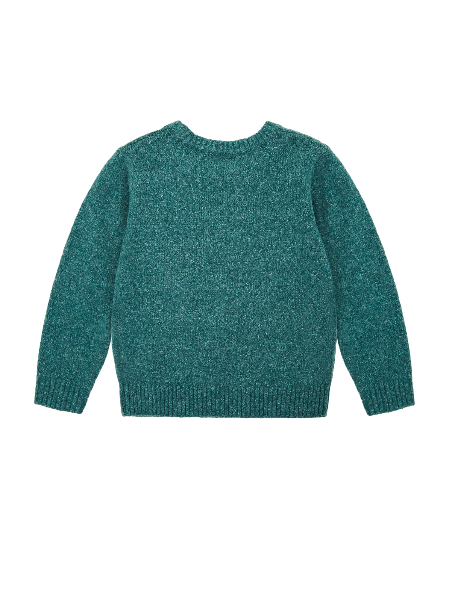 Wonder Nation Toddler Boys Marled Crewneck Sweater, Sizes 12M-5T