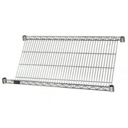 Wire Slanted Shelf Unit 5 Shelves
