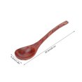 thumbnail image 5 of 5PCS Japanese Style Wood Spoon Long Handle Soup Spoons Household Tableware Kitchen Tools, 5 of 5