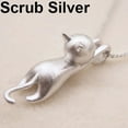 thumbnail image 2 of Jiaroswwei Women Fashion 925 Sterling Silver Chain Cat Pendant Necklace Jewelry Charm, 2 of 8