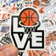 thumbnail image 5 of Pegatinas de baloncesto para botella de agua, lindos regalos de baloncesto, 50 piezas, pegatinas deportivas para niños, adolescentes y adultos, 5 of 5