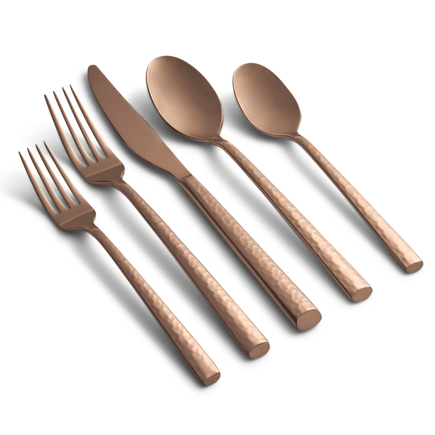 Graze by Cambridge Toya 18/0 Stainless Steel Hammered Copper