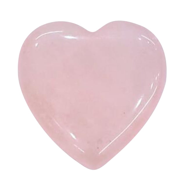 ¡Gran oferta! Piedras decorativas iHPH7 en forma de corazón, cristal natural, gema pulida, cuarzo rosa, amatista, maceta, decoración para pecera.