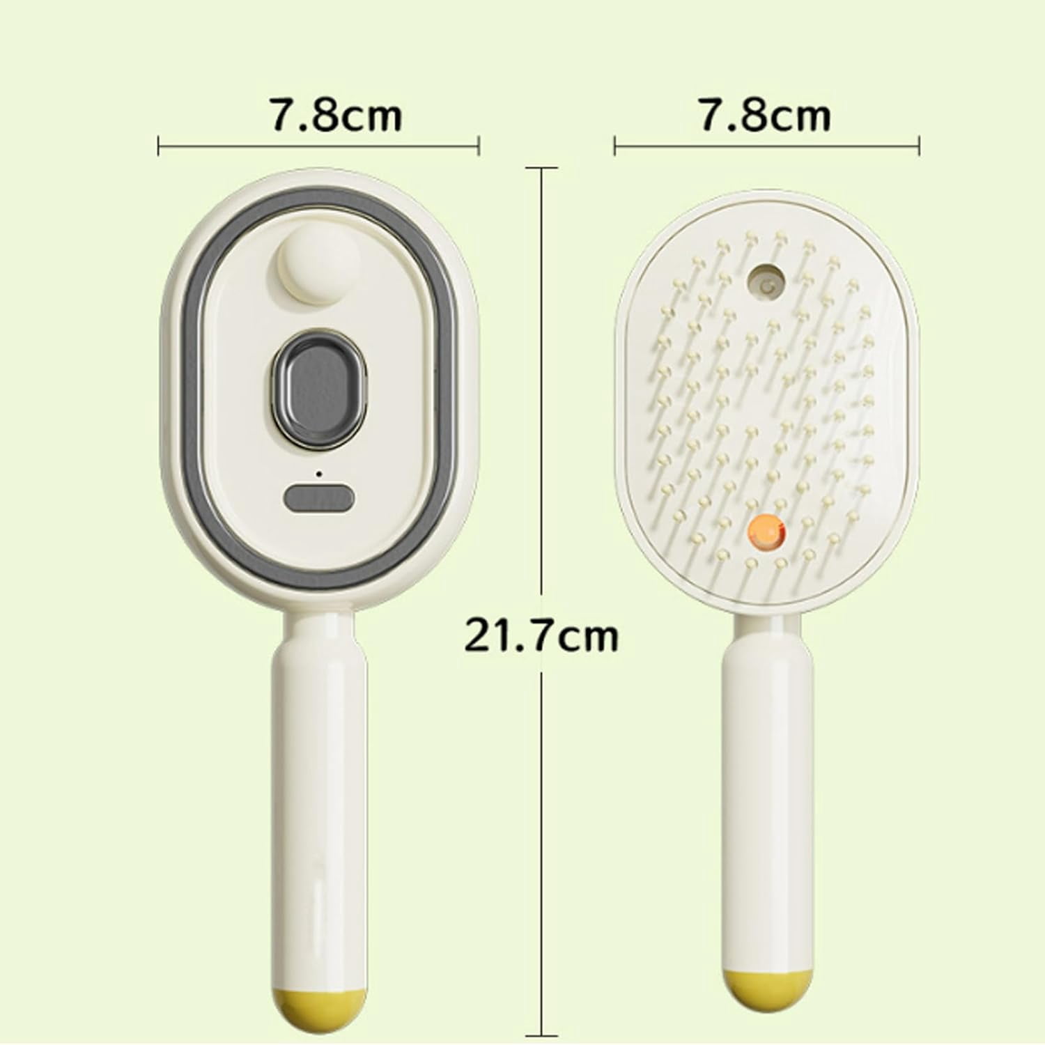 2026 New Electric Steam Brush, Electric Steam Brushs for Hair, 2-in-1 Misting Hair Brush with Water Spray, Retractable Air Cushion Massage Comb, Reduce Frizz, Nourishes Hairs, Anti-Static