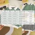 thumbnail image 3 of felwors Girls Boys Striped Collar Long Sleeve Knit Sweater Casual Polo Preppy Shirt Button up Trendy School Pullover Tunic Kids Tops (8-9 Years), 3 of 5