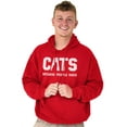 thumbnail image 5 of Cats Because People Suck Funny Cool Hoodie Sweatshirt Women Men Brisco Brands S, 5 of 6