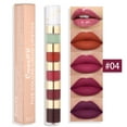 thumbnail image 1 of 5-IN-1 Lip Gloss Set Velvet Matte Lipstick Waterproof Long Lasting Non-stick Cup, 1 of 5
