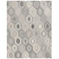 thumbnail image 2 of SAFAVIEH Abstract Benton Geometric Wool Area Rug, Natural/Gray, 8' x 10', 2 of 11