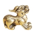 thumbnail image 3 of Estatua de latón de Kylin,Feng Shui Estatua de latón de Qilin Kylin,Estatua de cobre hecha a mano de Pi Yao de la ,Figuras antiguas de Adorno de escultura de, 3 of 7