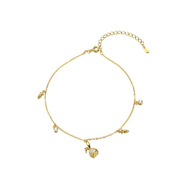 Tobillera con colgante, cadena de tobillo personalizada, cadena de pierna de acero inoxidable, anillo de pie de moda, cadena de pie para mujer